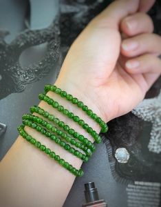 VÒNG TAY ĐÁ DIOPSIDE TỰ NHIÊN