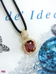 MẶT DÂY BẠC ĐÁ TOURMALINE TỰ NHIÊN
