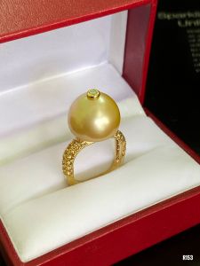NHẪN  BẠC XI  NGỌC TRAI SOUTH SEA SAPPHIRE TỰ NHIÊN