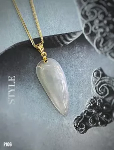 MẶT DÂY BẠC XI NGỌC JADEITE TỰ NHIÊN