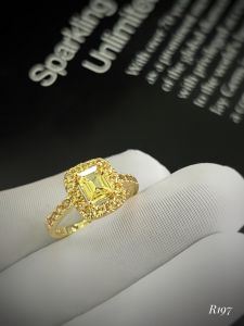NHẪN  BẠC XI  FULL ĐÁ SAPPHIRE VÀNG TỰ NHIÊN
