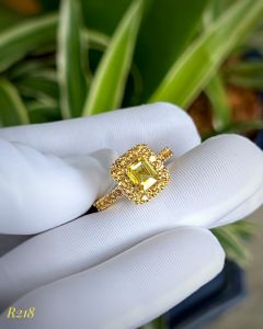 NHẪN  BẠC XI  ĐÁ SAPPHIRE TỰ NHIÊN