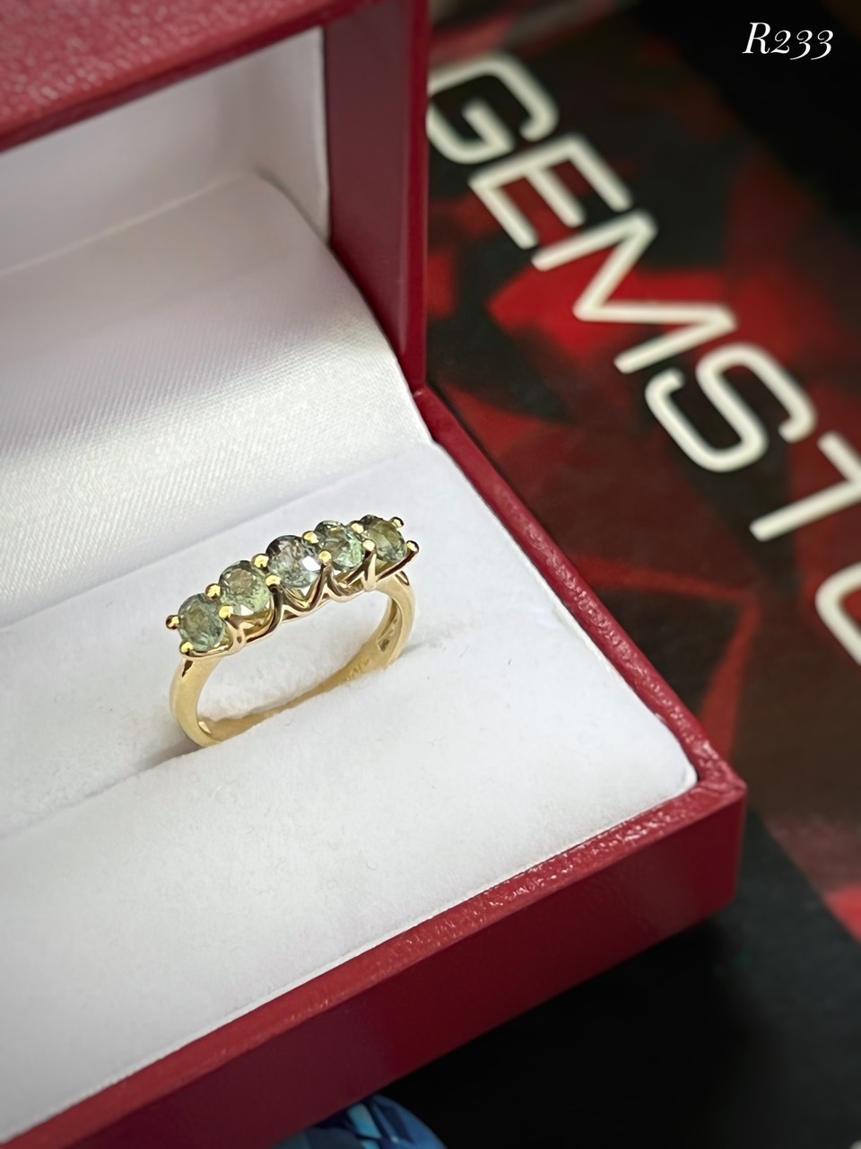 NHẪN BẠC 92.5 ĐÁ SAPPHIRE TỰ NHIÊN