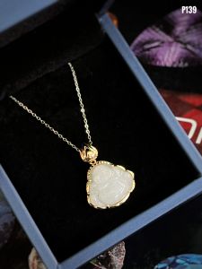 MẶT DÂY BẠC XI PHẬT DI LẶC NGỌC JADEITE TỰ NHIÊN