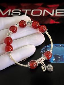 VÒNG TAY CHARM BẠC 92.5 MÃ NÃO TỰ NHIÊN
