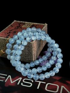 VÒNG TAY ĐÁ AQUAMARINE TỰ NHIÊN
