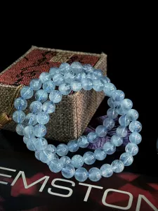 VÒNG TAY ĐÁ AQUAMARINE TỰ NHIÊN
