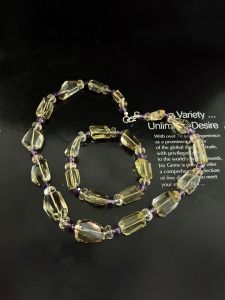 SET VÒNG CỔ + TAY THẠCH ANH TỰ NHIÊN