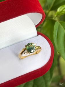 NHẪN BẠC 92.5 XI VÀNG ĐÁ SAPPHIRE TỰ NHIÊN