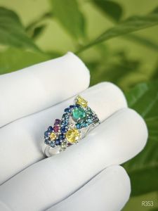 NHẪN BẠC 92.5 ĐÁ MIXSTONES