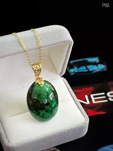 MẶT DÂY BẠC XI NGỌC JADEITE TỰ NHIÊN