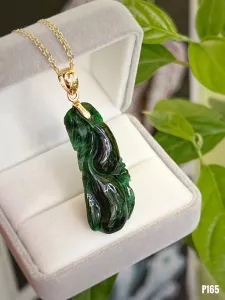 MẶT DÂY BẠC XI NGỌC JADEITE TỰ NHIÊN