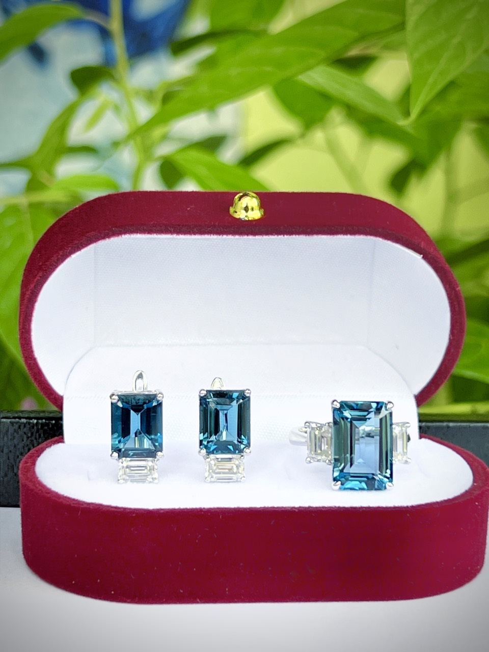 SET BẠC 92.5 TOPAZ LONDON TỰ NHIÊN