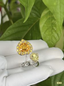 NHẪN BẠC 92.5 FULL ĐÁ SAPPHIRE TỰ NHIÊN