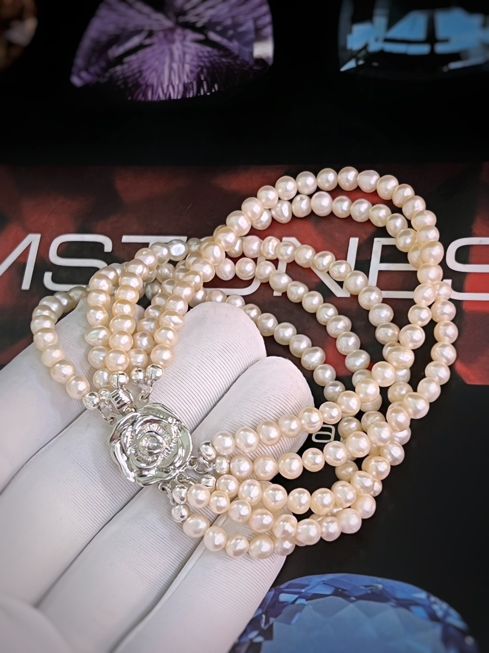 VÒNG TAY NGỌC TRAI TỰ NHIÊN