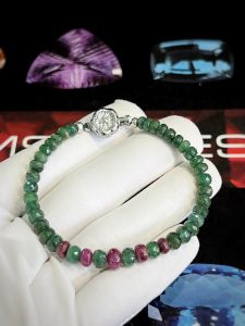 VÒNG TAY ĐÁ EMERALD TỰ NHIÊN