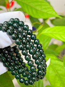 VÒNG TAY NGỌC CẨM THẠCH TỰ NHIÊN 7MM