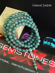 CHUỖI 108 HẠT CẨM THẠCH LAM NGỌC TỰ NHIÊN 8.5MM