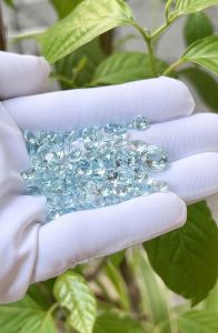 ĐÁ AQUAMARINE TỰ NHIÊN 4-5-6MM