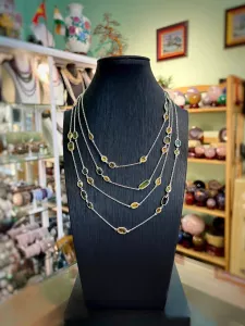 VÒNG CỔ BẠC 92.5 ĐÁ SAPPHIRE TỰ NHIÊN