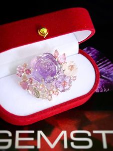 CÀI ÁO & MẶT DÂY 2 IN 1 BẠC 92.5 ĐÁ AMETHYST TỰ NHIÊN