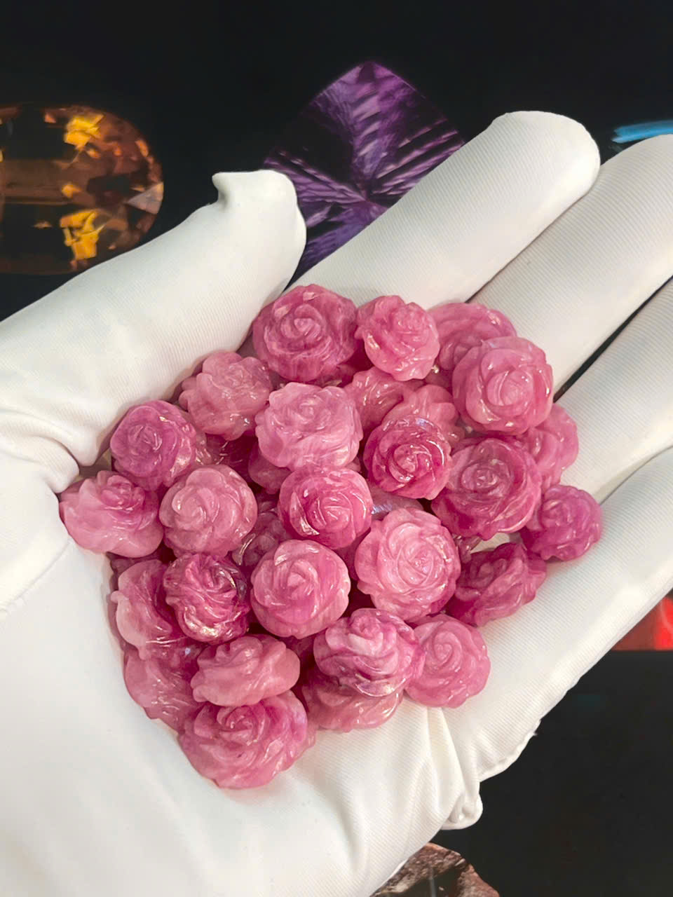 HOA HỒNG ĐÁ RUBY NAM PHI TỰ NHIÊN