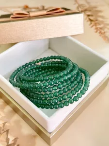 VÒNG TAY CẨM THẠCH LAM NGỌC SIZE 5MM