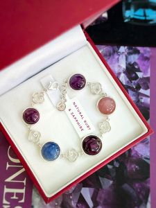 LẮC TAY ĐÁ RUBY & SAPPHIRE TỰ NHIÊN