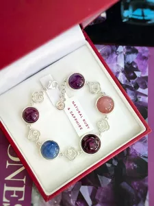 LẮC TAY ĐÁ RUBY & SAPPHIRE TỰ NHIÊN