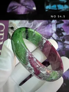 VÒNG TAY ĐÁ RUBY ZOISITE TỰ NHIÊN