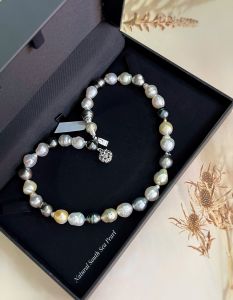 VÒNG CỔ NGỌC TRAI SOUTH SEA TỰ NHIÊN