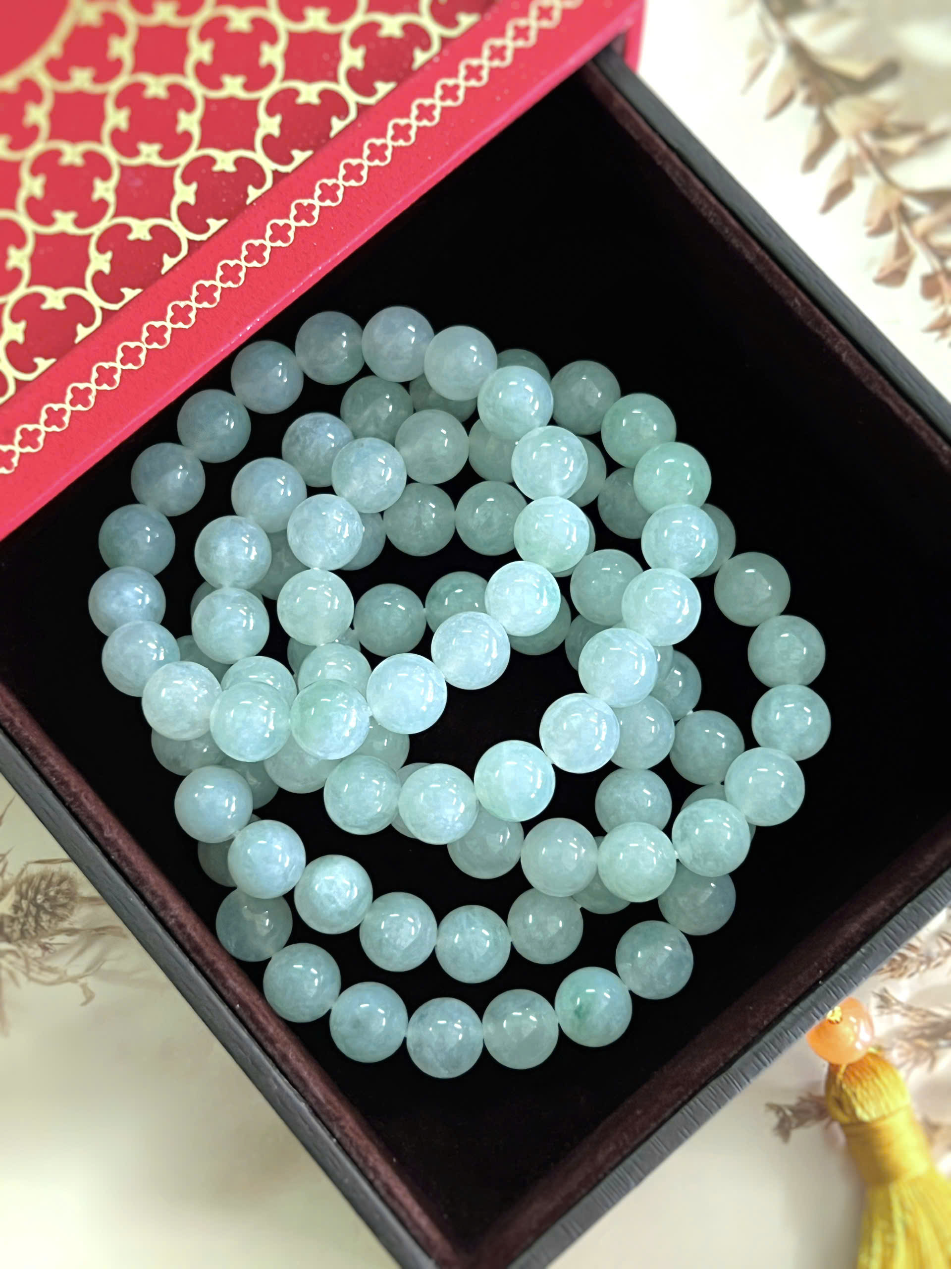 VÒNG NGỌC CẨM THẠCH TỰ NHIÊN SIZE 9MM