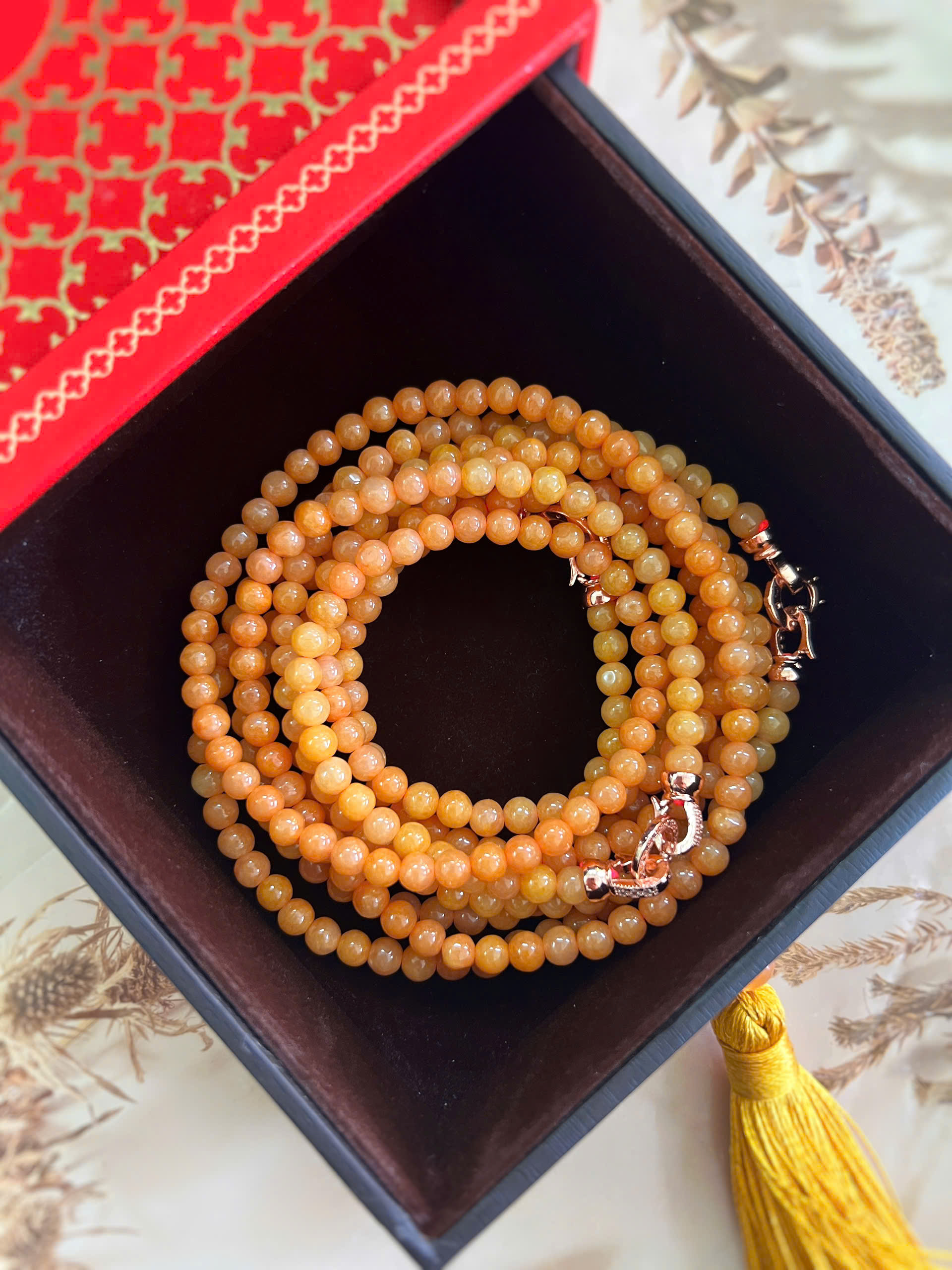 NGỌC CẨM THẠCH HOÀNG PHỈ SIZE 5MM