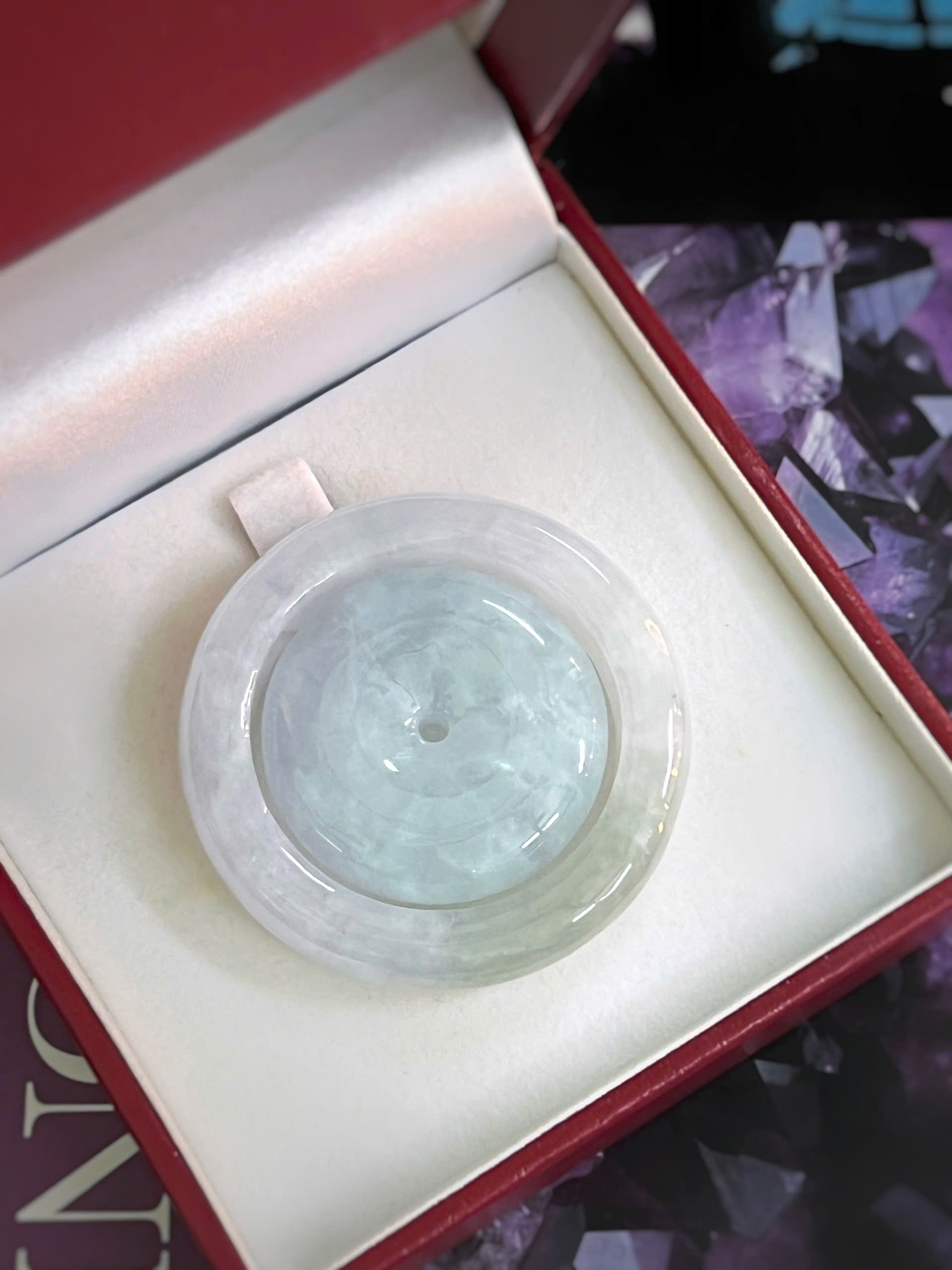 ĐỒNG ĐIẾU MẪU TỬ NGỌC CẨM THẠCH TỰ NHIÊN