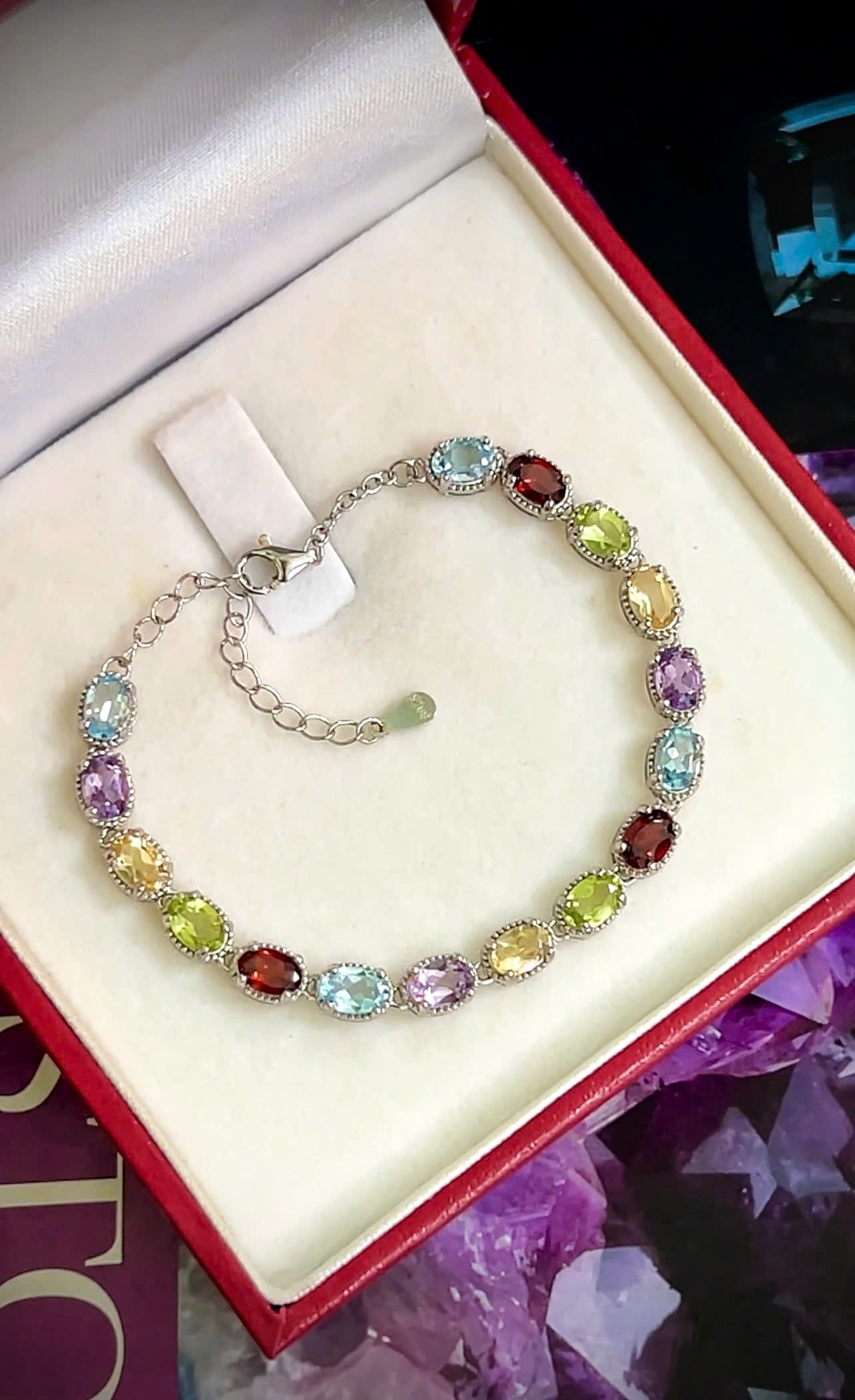 LẮC TAY BẠC 92.5 MIXSTONES