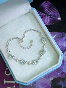 LẮC TAY BẠC 92.5 ĐÁ TOPAZ TỰ NHIÊN