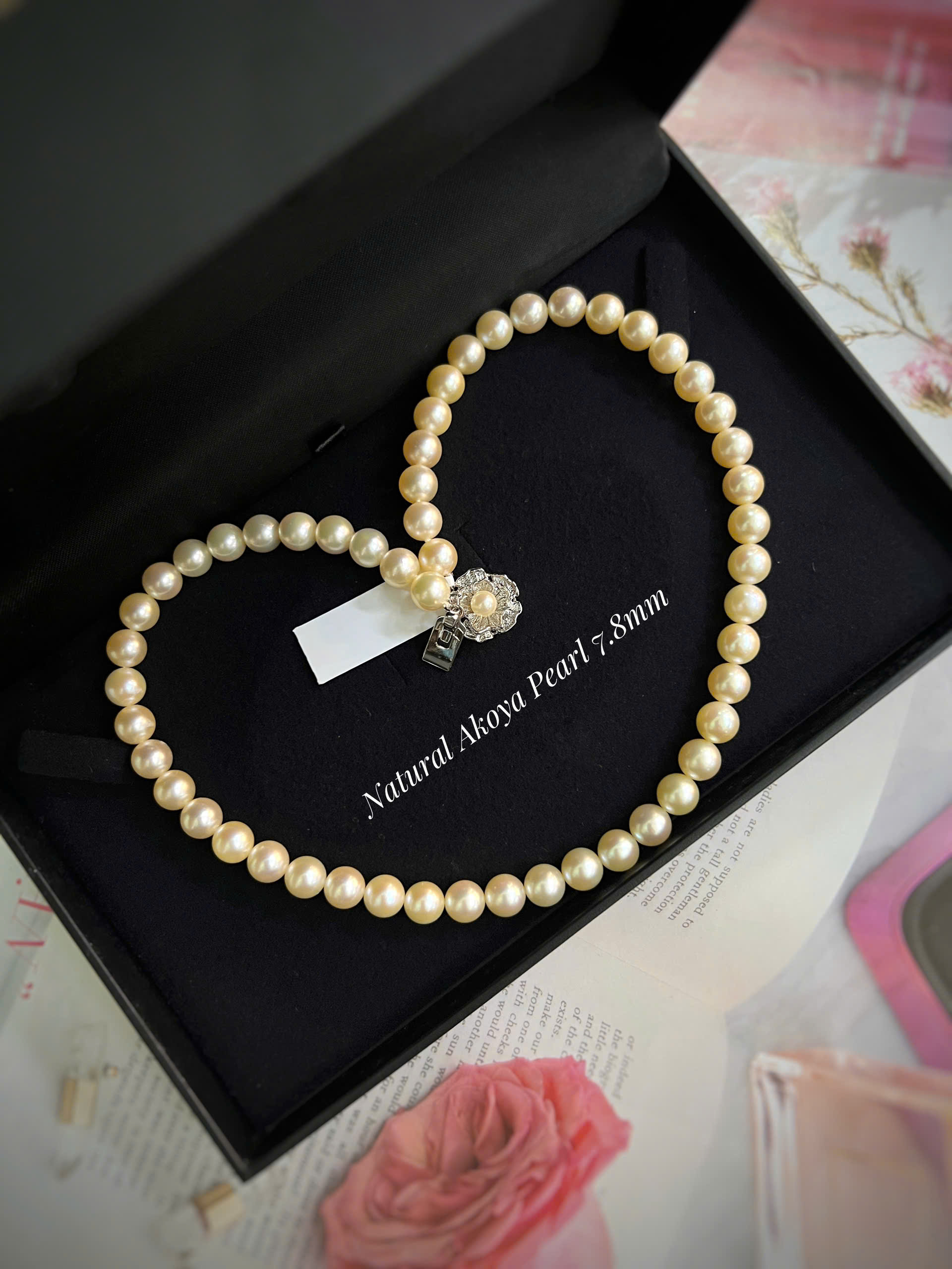 VÒNG CỔ NGỌC TRAI AKOYA TỰ NHIÊN