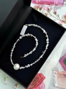 VÒNG CỔ NGỌC TRAI KESHI TỰ NHIÊN