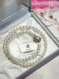 VÒNG CỔ NGỌC TRAI AKOYA TỰ NHIÊN 6.5MM
