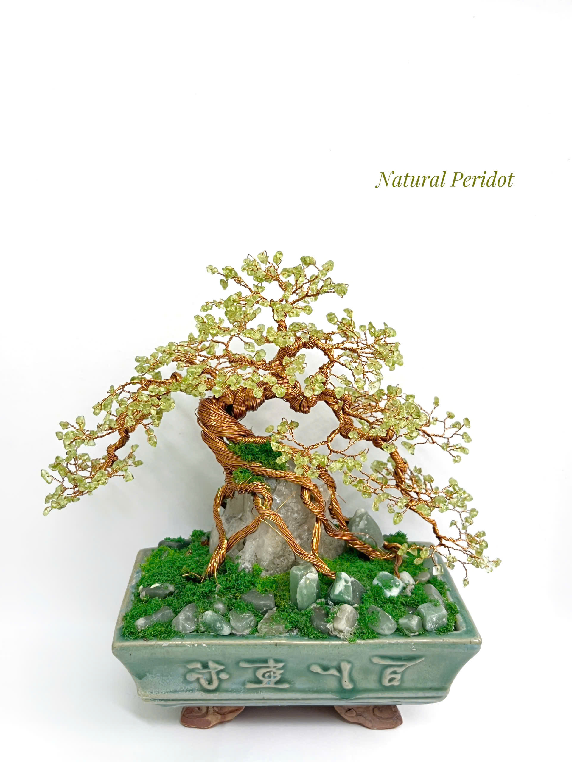 CÂY PHONG THỦY ĐÁ PERIDIT TỰ NHIÊN