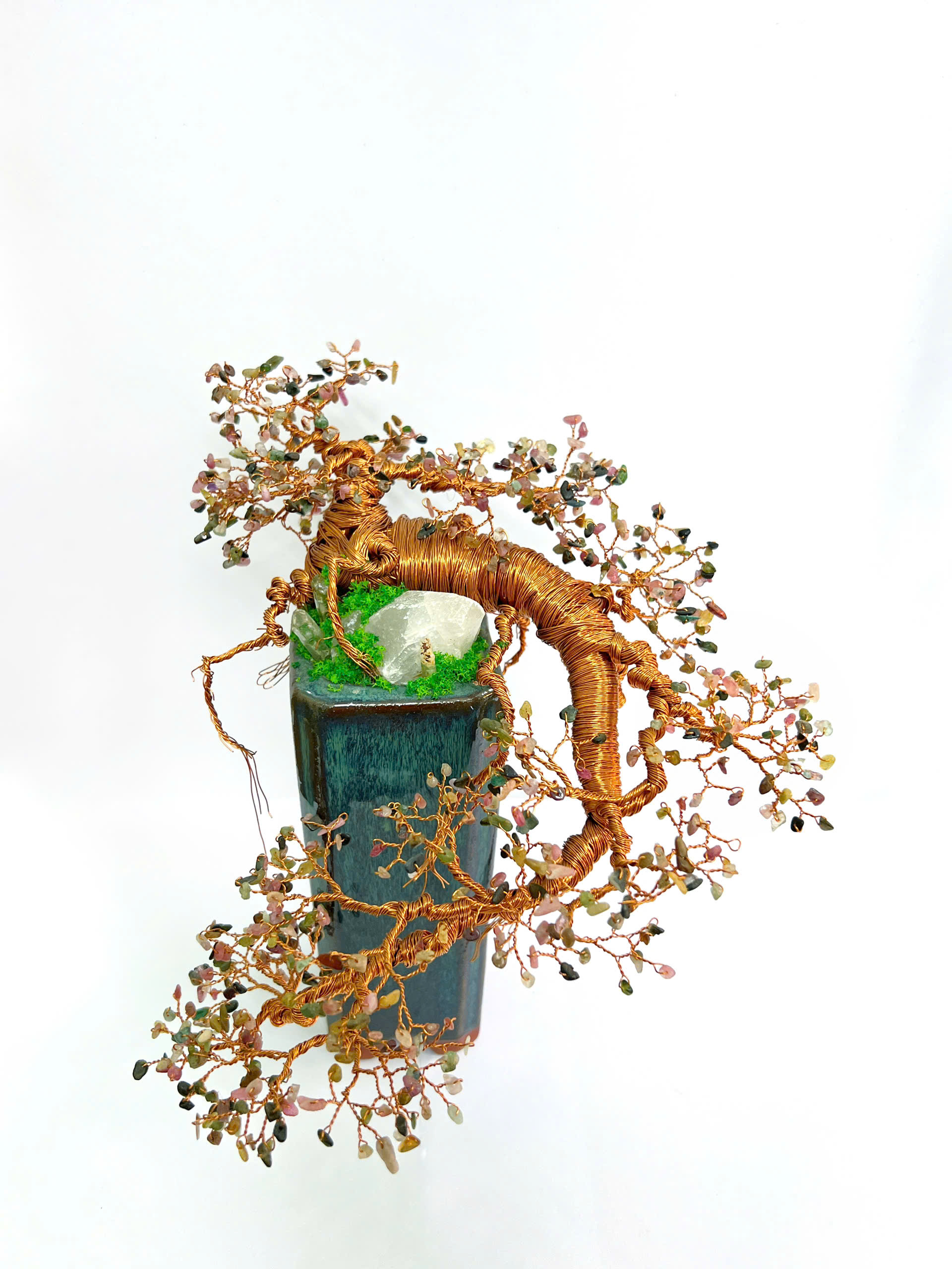 CÂY PHONG THỦY ĐÁ TOURMALINE TỰ NHIÊN