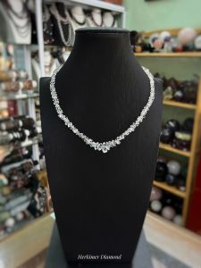 VÒNG CỔ ĐÁ HERKIMER DIAMOND TỰ NHIÊN