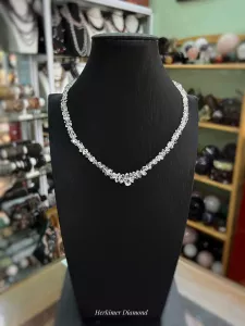 VÒNG CỔ ĐÁ HERKIMER TỰ NHIÊN