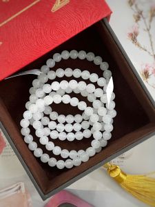 VÒNG TAY BẠCH NGỌC TỰ NHIÊN 7.2MM