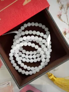 VÒNG TAY BẠCH NGỌC TỰ NHIÊN 7.2MM