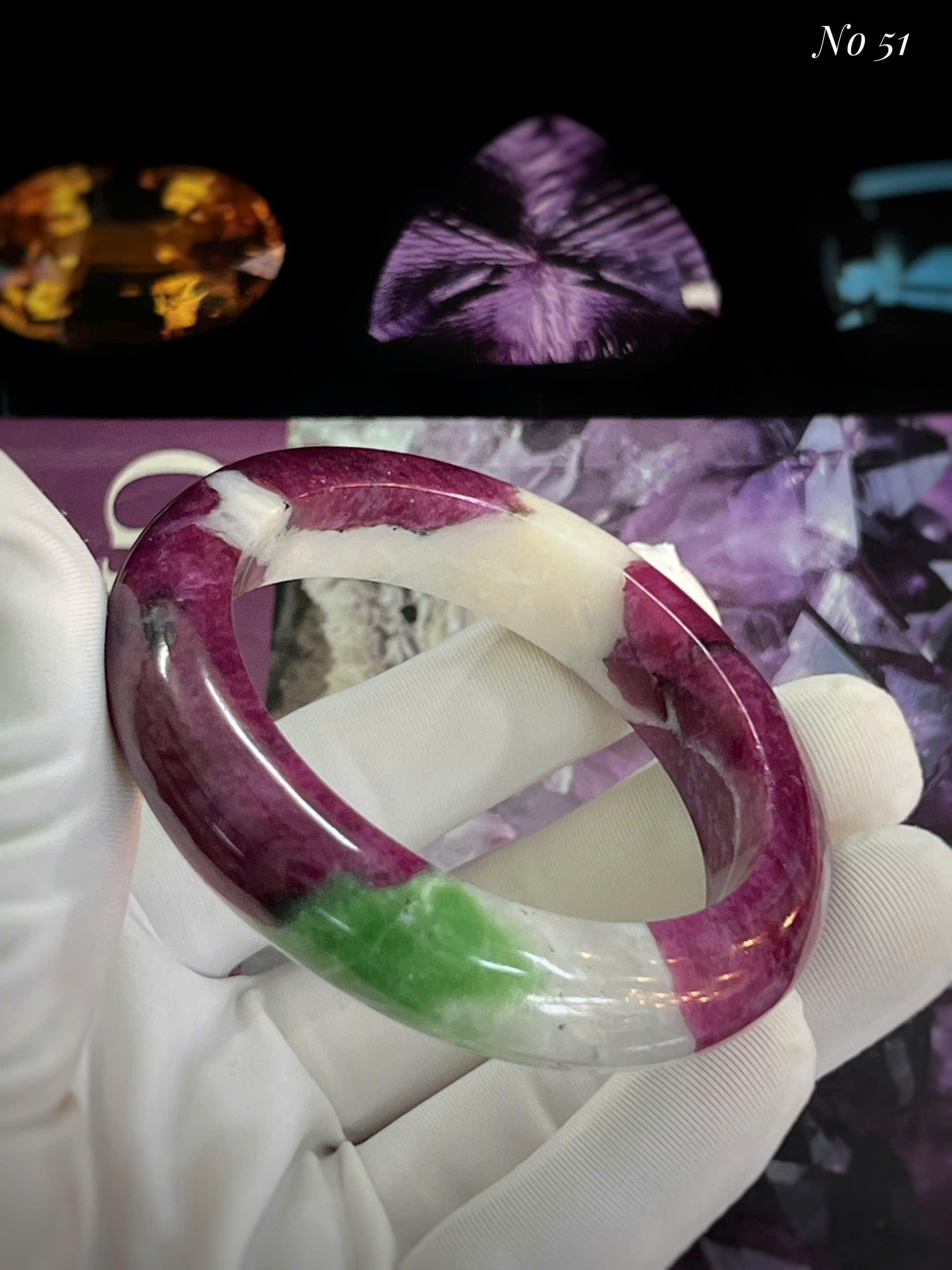 VÒNG ĐÁ RUBY ZOISITE TỰ NHIÊN