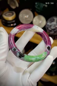 VÒNG ĐÁ RUBY ZOISITE TỰ NHIÊN