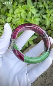VÒNG ĐÁ RUBY ZOISITE TỰ NHIÊN