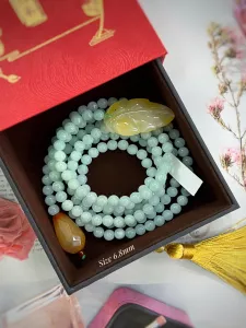 VÒNG CỔ NGỌC CẨM THẠCH TỰ NHIÊN