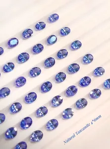 ĐÁ TANZANITE TỰ NHIÊN 4*6MM